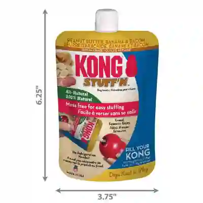 Kong Large Breed Peanut Butter Snacks, Dog Toy Stuffing Treat 11oz